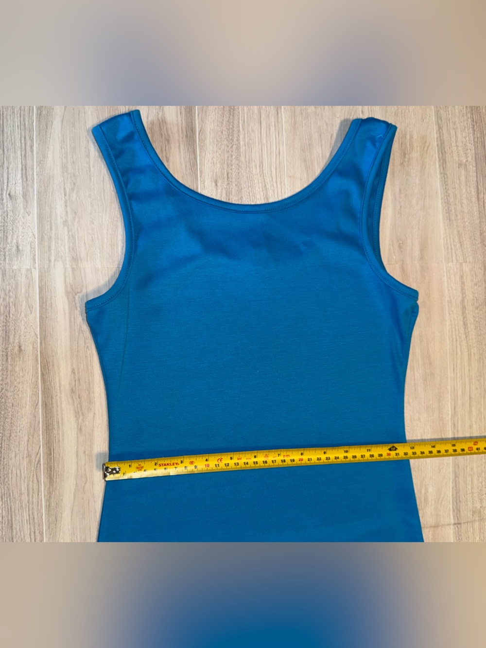 Blue Sleeveless Scoop Neck Maxi Dress - size Small - Picture 7 of 10